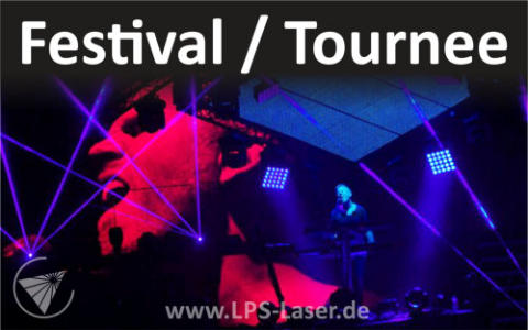 Lasershow Showlaser Festival Tournee