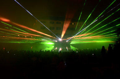 Outdoor Lasershows Angelbachtal